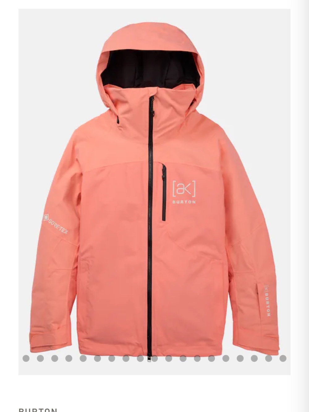 Burton AK gore Tex 2L women’s size medium reef pink